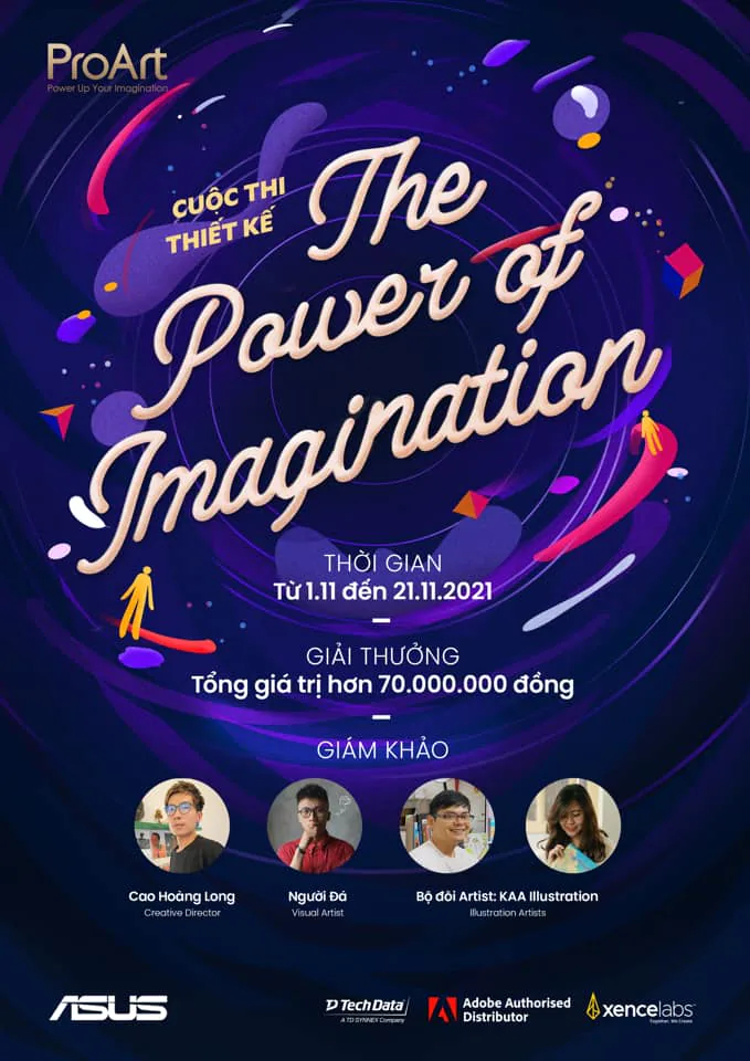 ASUS tổ chức The Power Of Imagination – Cuộc thi sáng tạo Artwork với tổng giải thưởng lên đến 70 triệu đồng