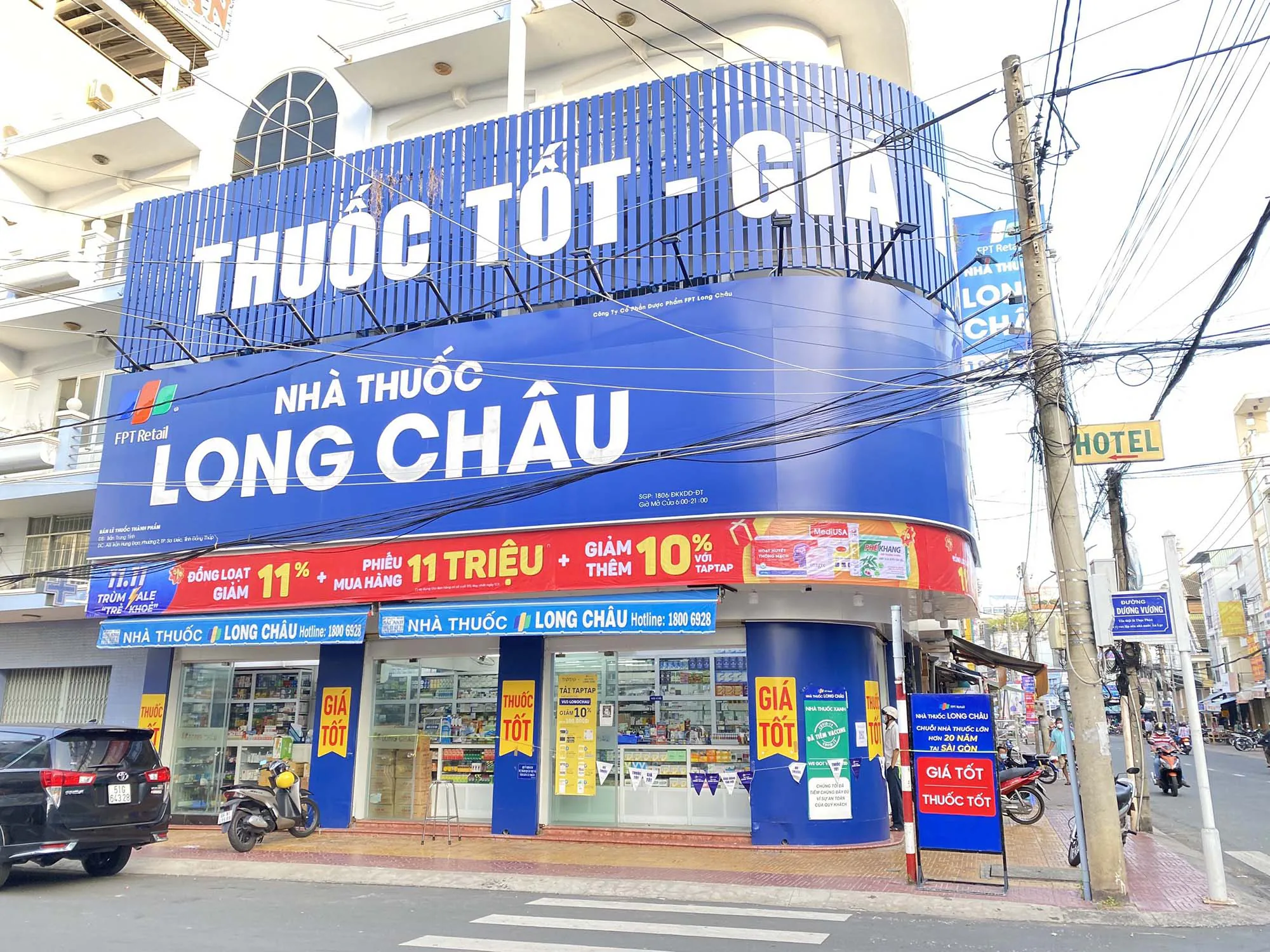 Ưu đãi đến 21% và tặng thêm Phiếu mua hàng may mắn trị giá 11 triệu đồng tại Nhà thuốc FPT Long Châu nhân dịp Siêu sale 11.11