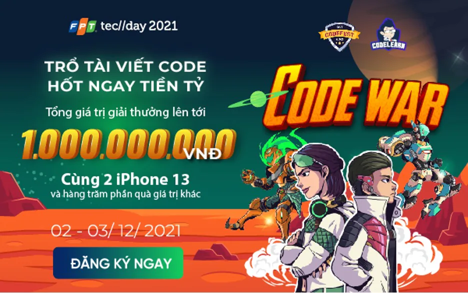 Gần 1 tỷ đồng giải thưởng cho bạn trẻ yêu công nghệ tại FPT Techday 2021