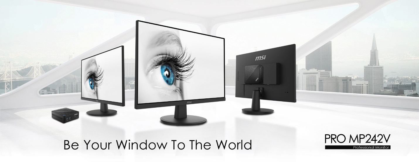MSI ra mắt dòng sản phẩm máy tính để bàn PRO DP130 và màn hình MP242V