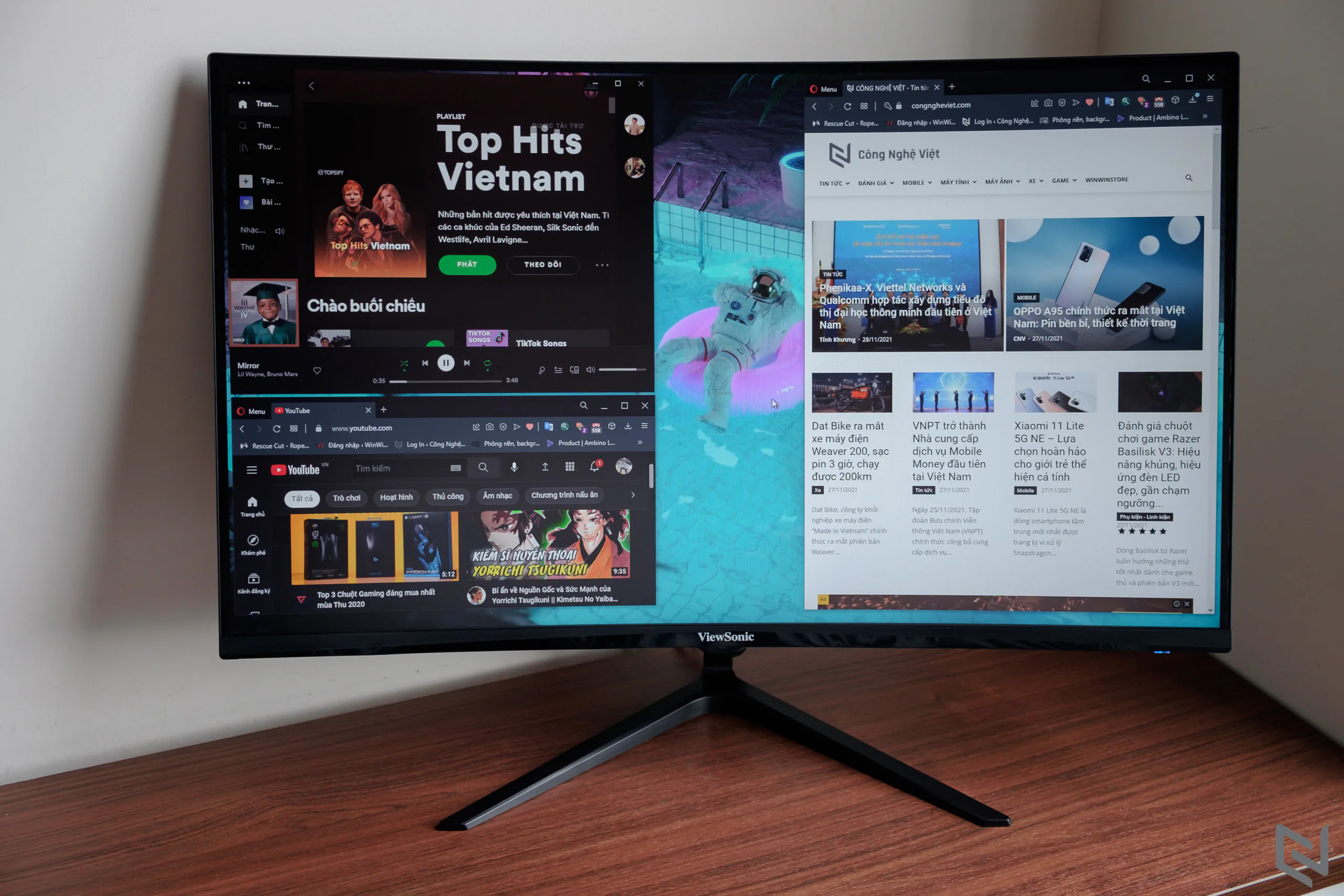 Đánh giá màn hình chơi game ViewSonic VX3218: 165Hz, cong 1500R, giá hợp lý