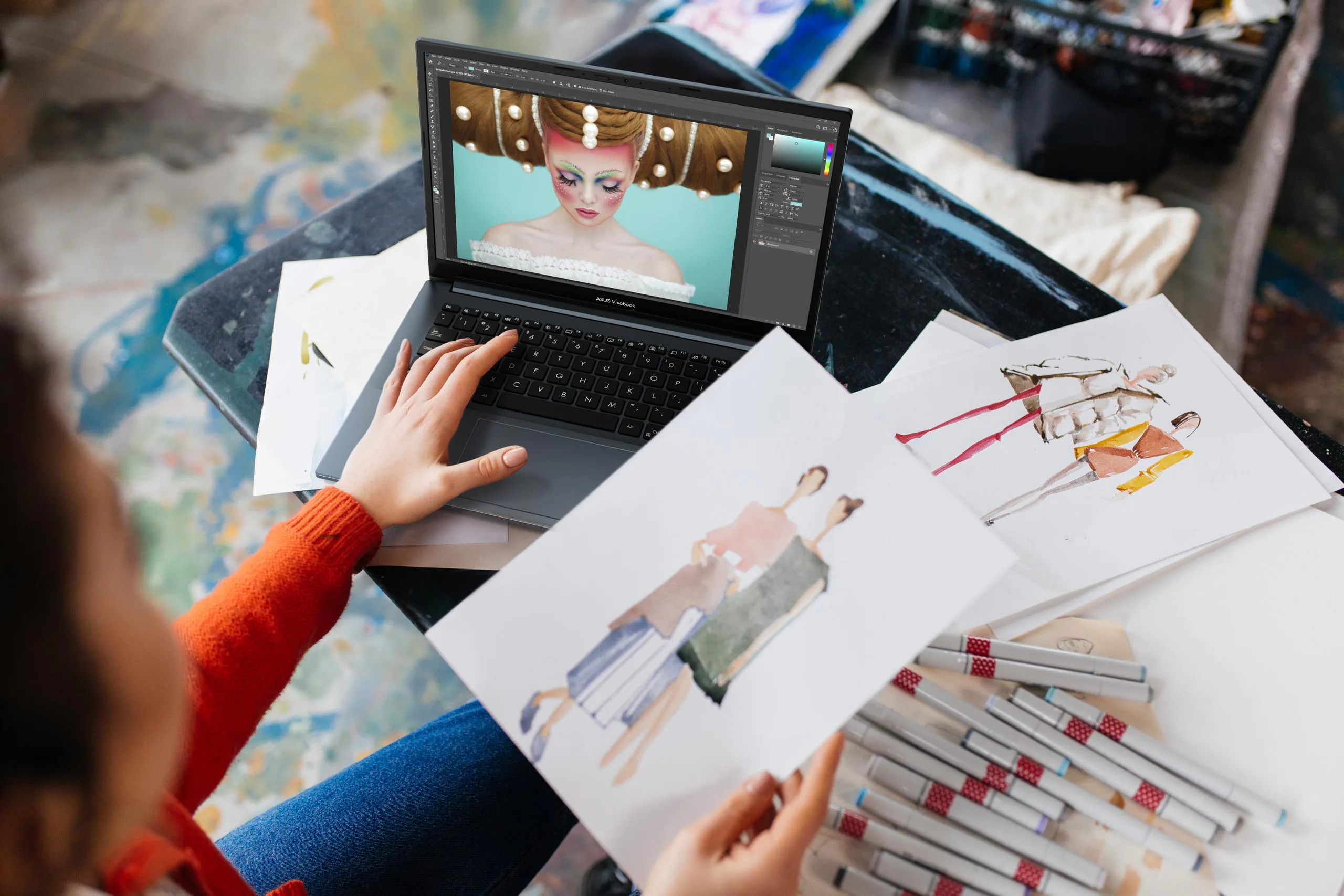 ASUS giới thiệu Vivobook 14 OLED (M3401), hiệu năng bức phá với chip AMD 8 nhân Ryzen 7 5800H