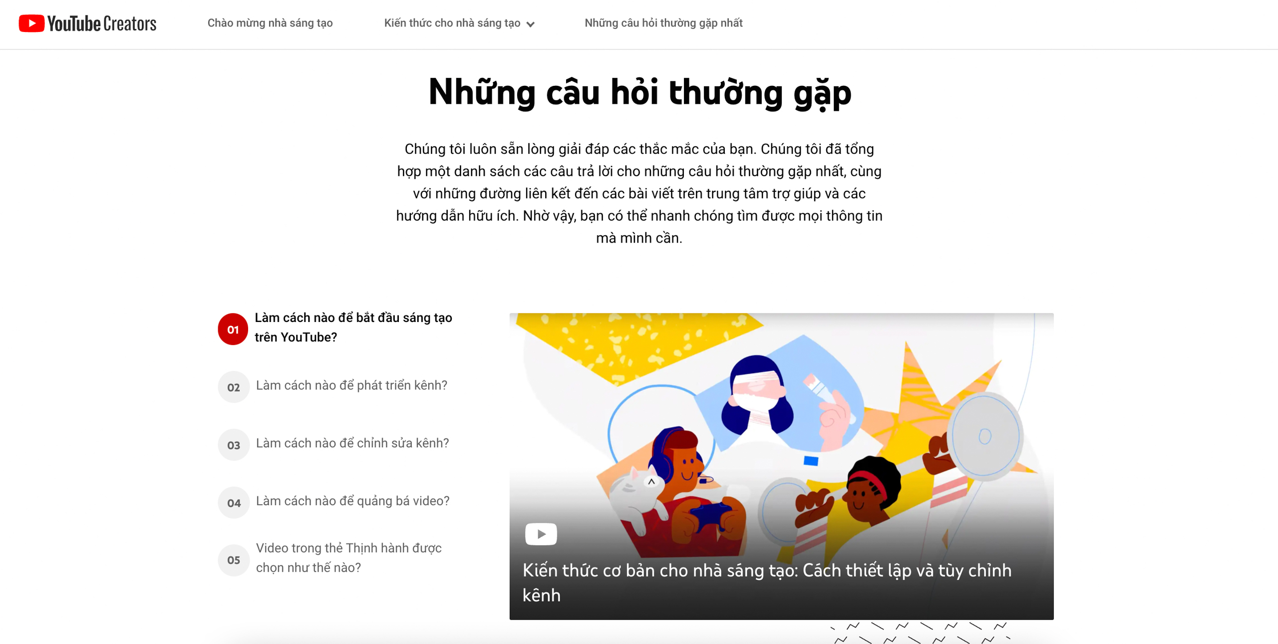 YouTube ra mắt trang web thông tin tiếng Việt hỗ trợ nhà sáng tạo nội dung