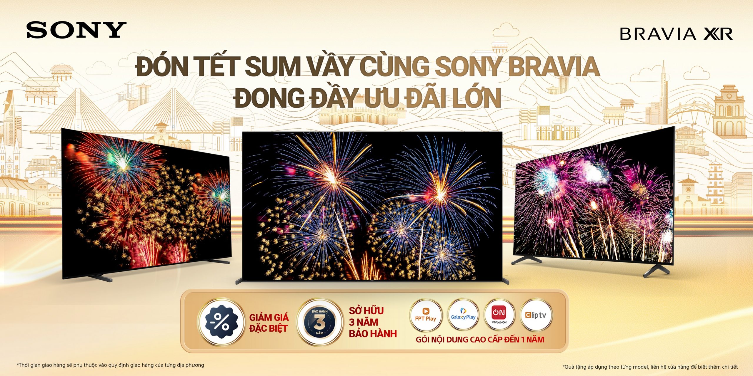 Sony Việt Nam triển khai chương trình khuyến mãi cuối năm: Tết sum vầy cùng Sony - Đong đầy ưu đãi lớn