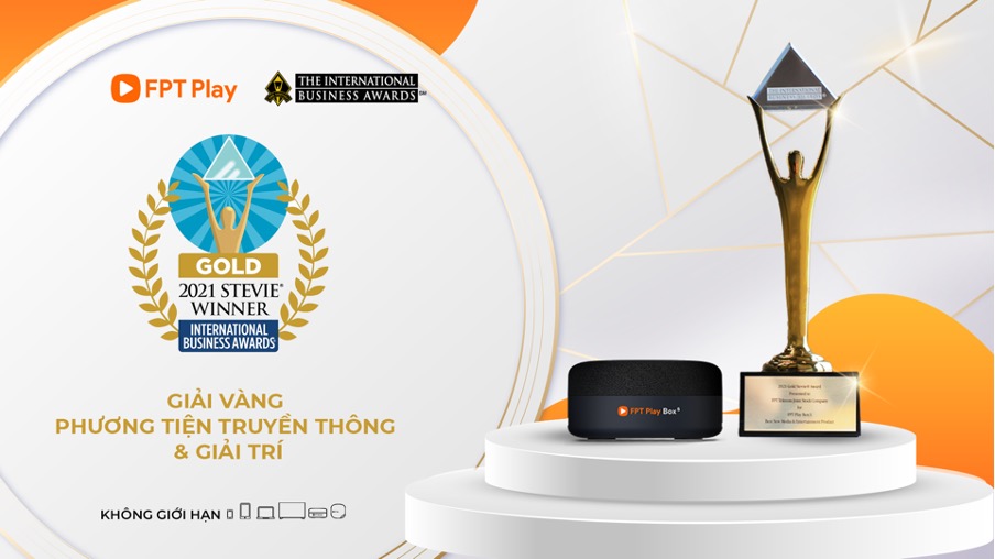 FPT Telecom giành chiến thắng tại Giải thưởng IBA Stevie Award 2021 với thiết bị FPT Play Box S