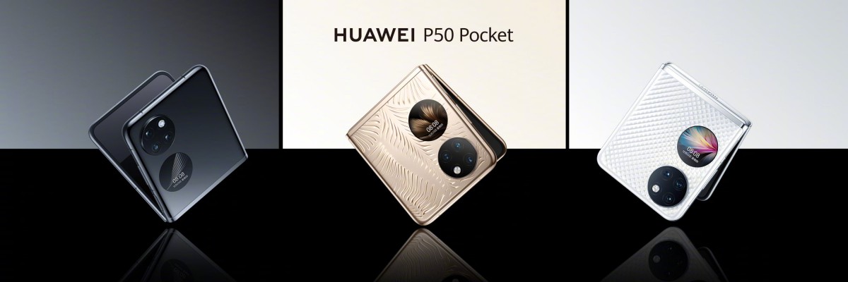 Huawei P50 Pocket ra mắt với màn hình gập không viền, chip Snapdragon 888 mạnh mẽ