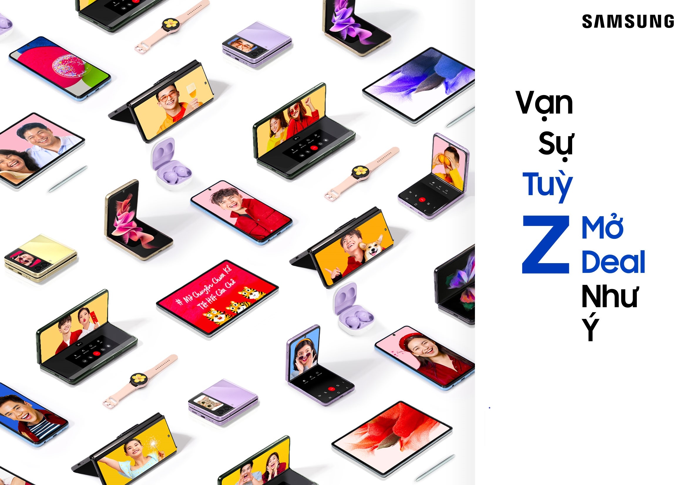Cùng Samsung đón Tết 2022 tưng bừng với Chương Trình ưu đãi “Vạn Sự Tùy Z, Mở Deal Như Ý”