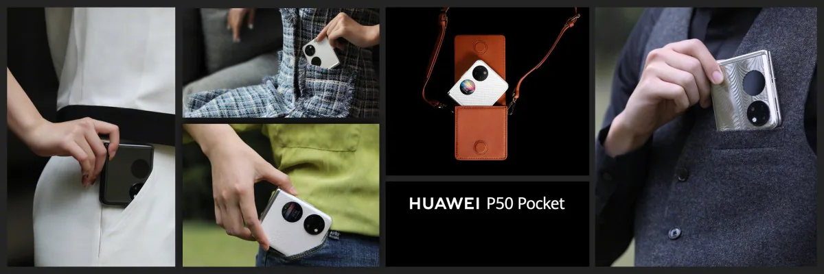 Huawei P50 Pocket ra mắt với màn hình gập không viền, chip Snapdragon 888 mạnh mẽ