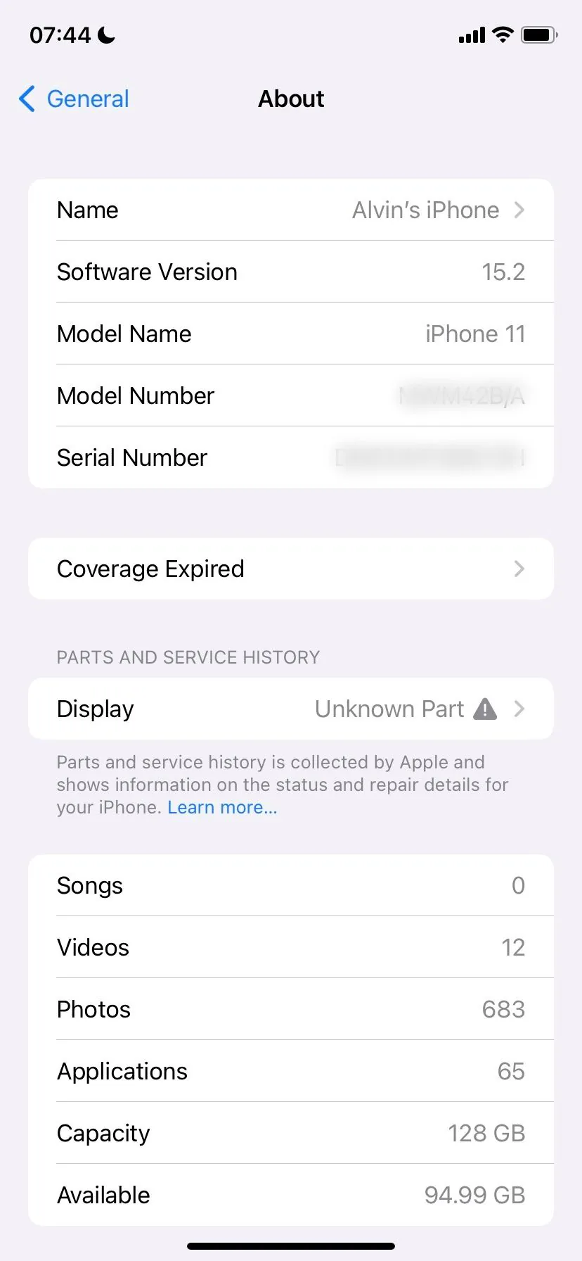Hướng dẫn cách xem lịch sử dịch vụ của các thành phần trên iPhone với iOS 15 mới