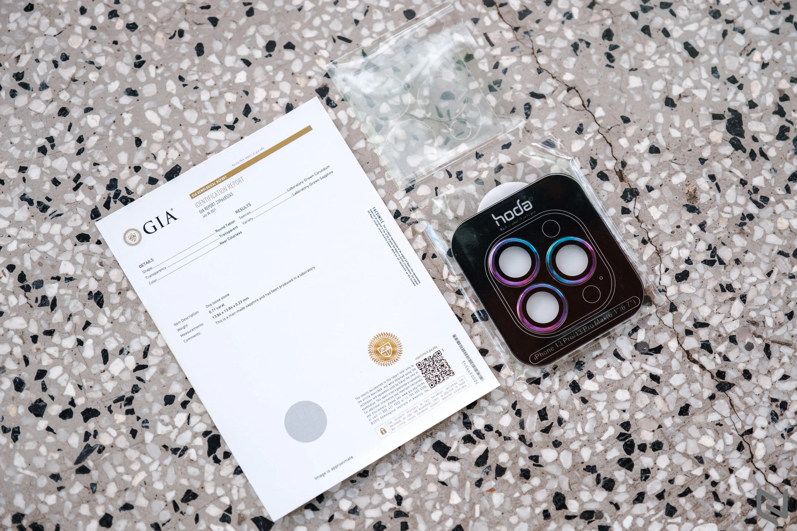 Trên tay bộ viền bảo vệ camera và kính cường lực iPhone 13 Pro Max HODA Sapphire