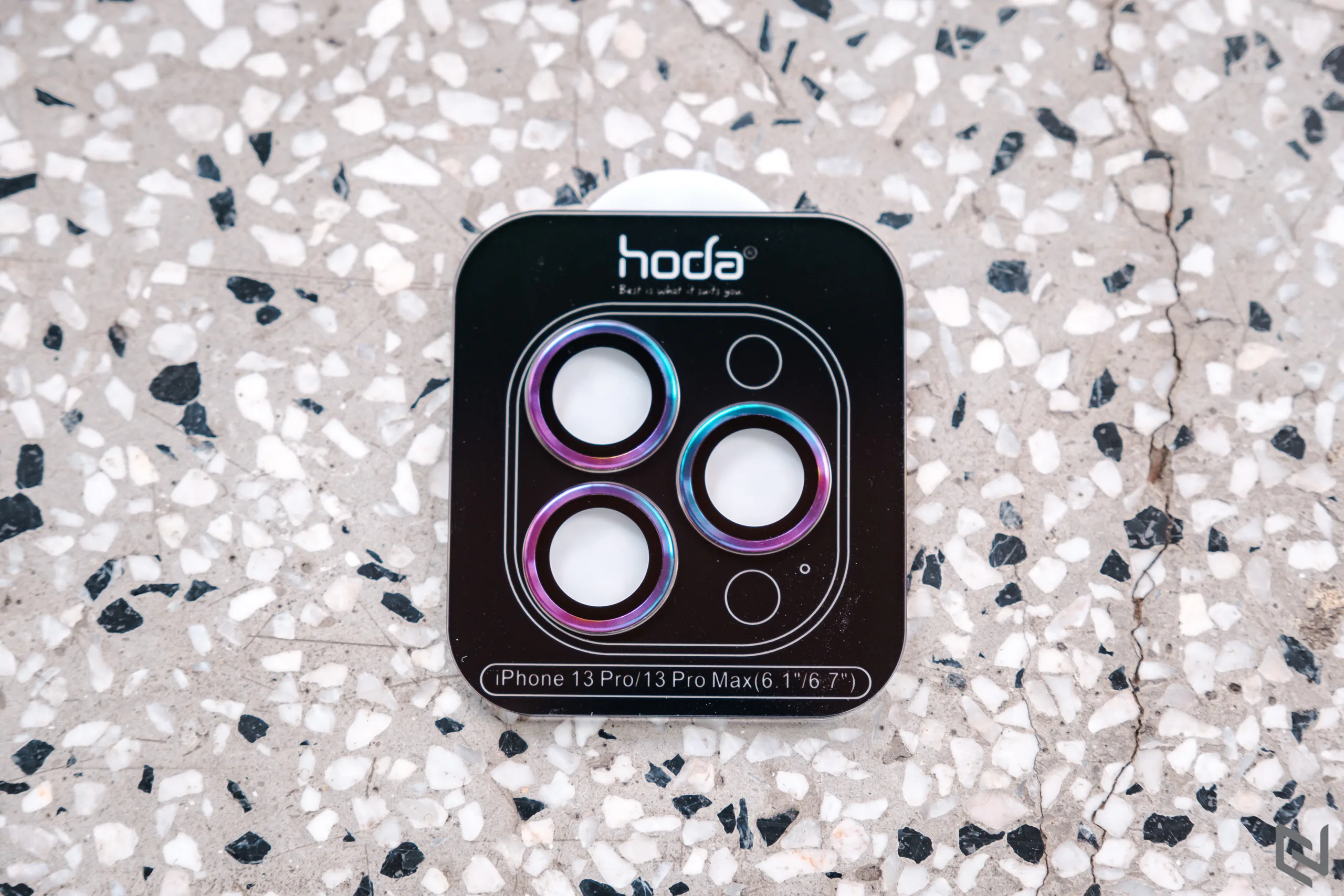 Trên tay bộ viền bảo vệ camera và kính cường lực iPhone 13 Pro Max HODA Sapphire