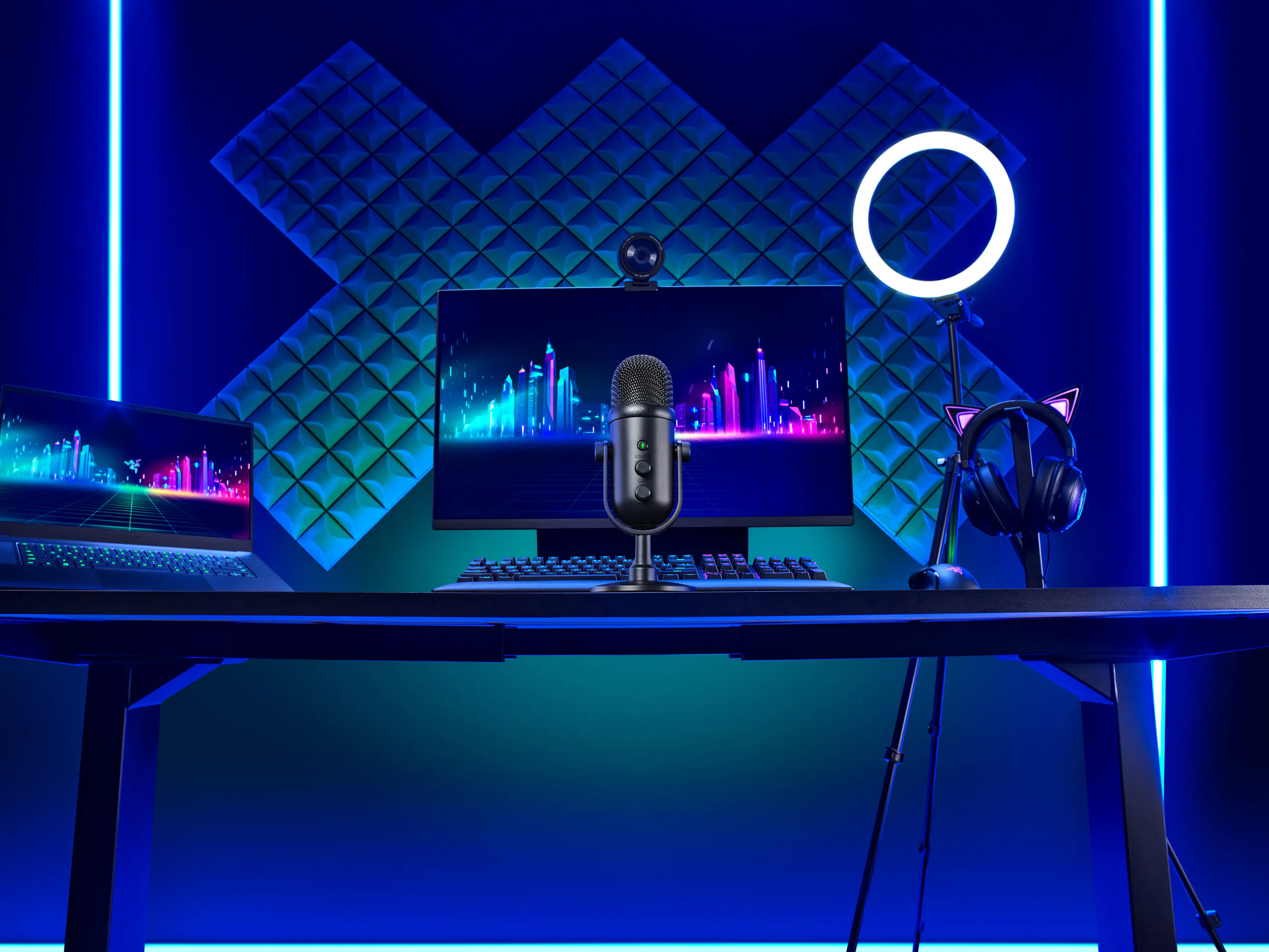 Razer ra mắt microphone Seiren V2 Pro mới dành cho streamer