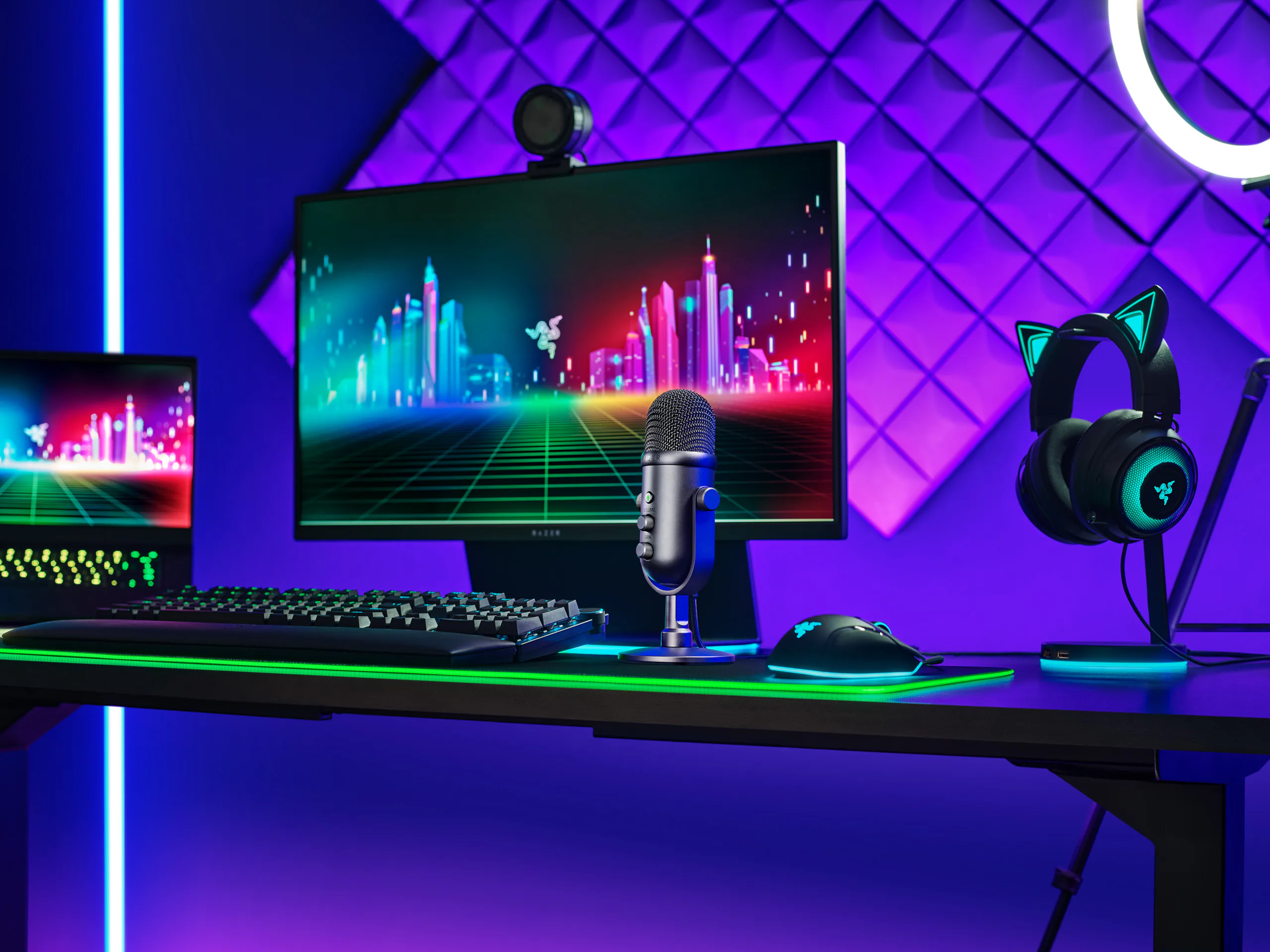 Razer ra mắt microphone Seiren V2 Pro mới dành cho streamer
