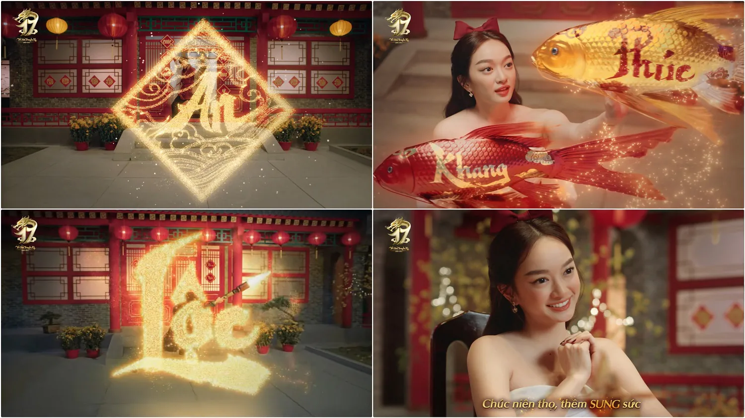Dàn sao Việt đổ bộ TVC Tết 2022 của Võ Lâm Truyền Kỳ