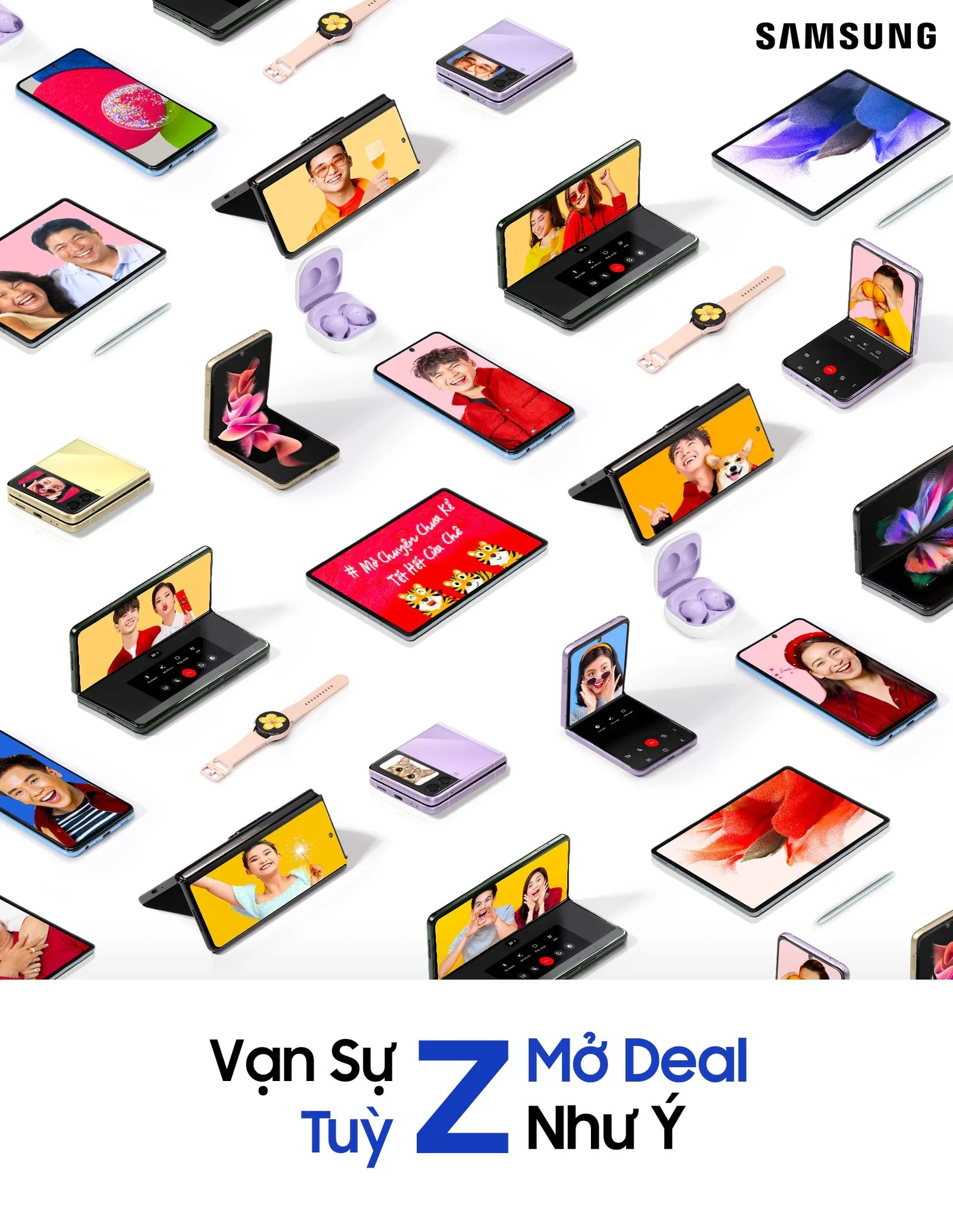 Cùng Samsung đón Tết 2022 tưng bừng với Chương Trình ưu đãi “Vạn Sự Tùy Z, Mở Deal Như Ý”