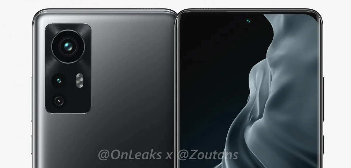 Ảnh render Xiaomi 12 lộ diện hé lộ màn hình chỉ 6.2-inch nhỏ hơn bản Ultra