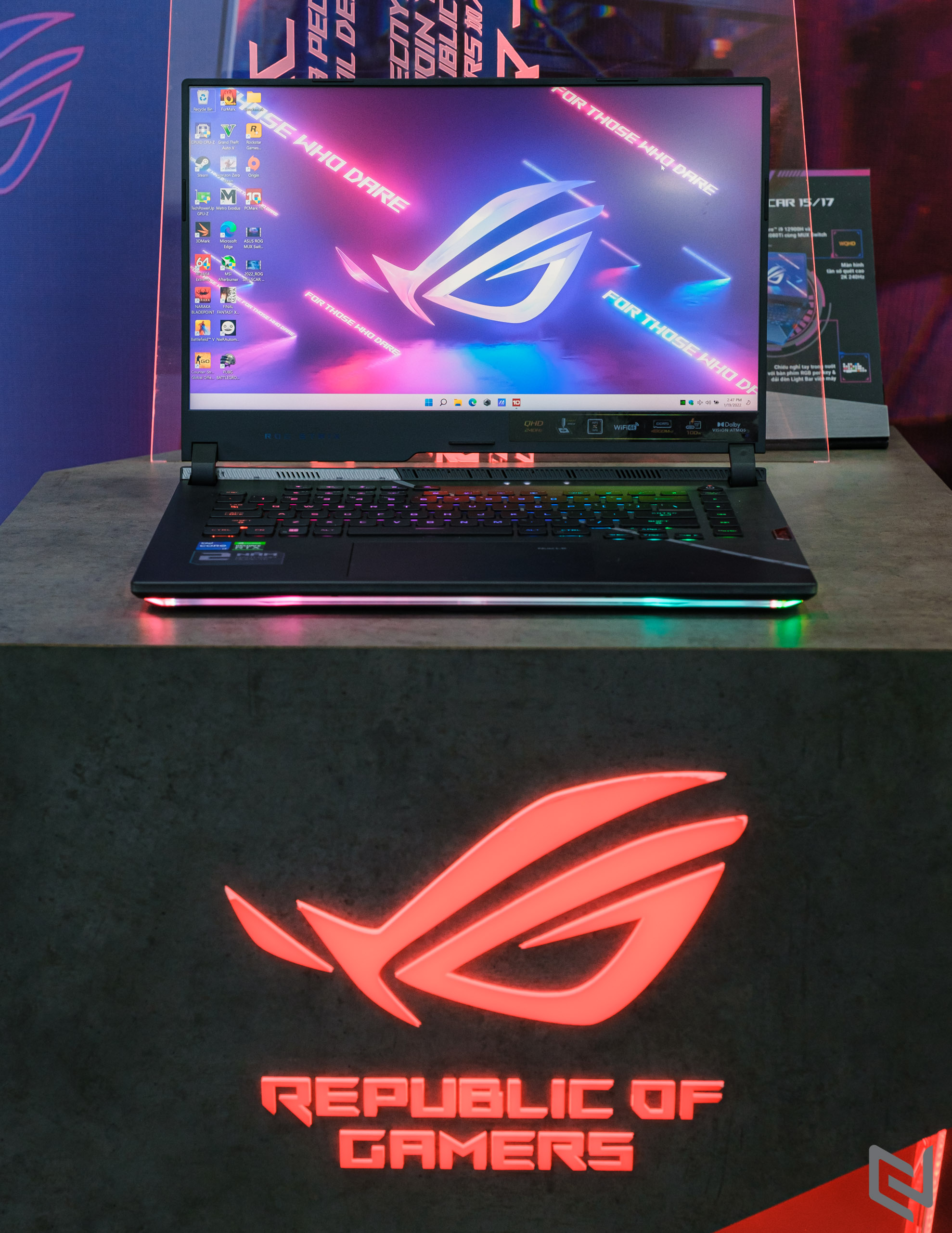 Trên tay laptop gaming ROG Strix Scar 15 2022 mới, Intel Core Gen 12 đầu tiên tại Việt Nam mạnh mẽ và ấn tượng