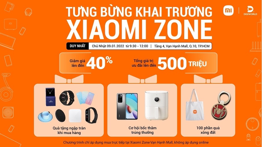 Khai trương Xiaomi Zone tại Vạn Hạnh Mall, ưu đãi tổng giá trị lên đến 500 triệu – Cộng đồng Xiaomi Fan háo hức chờ đợi