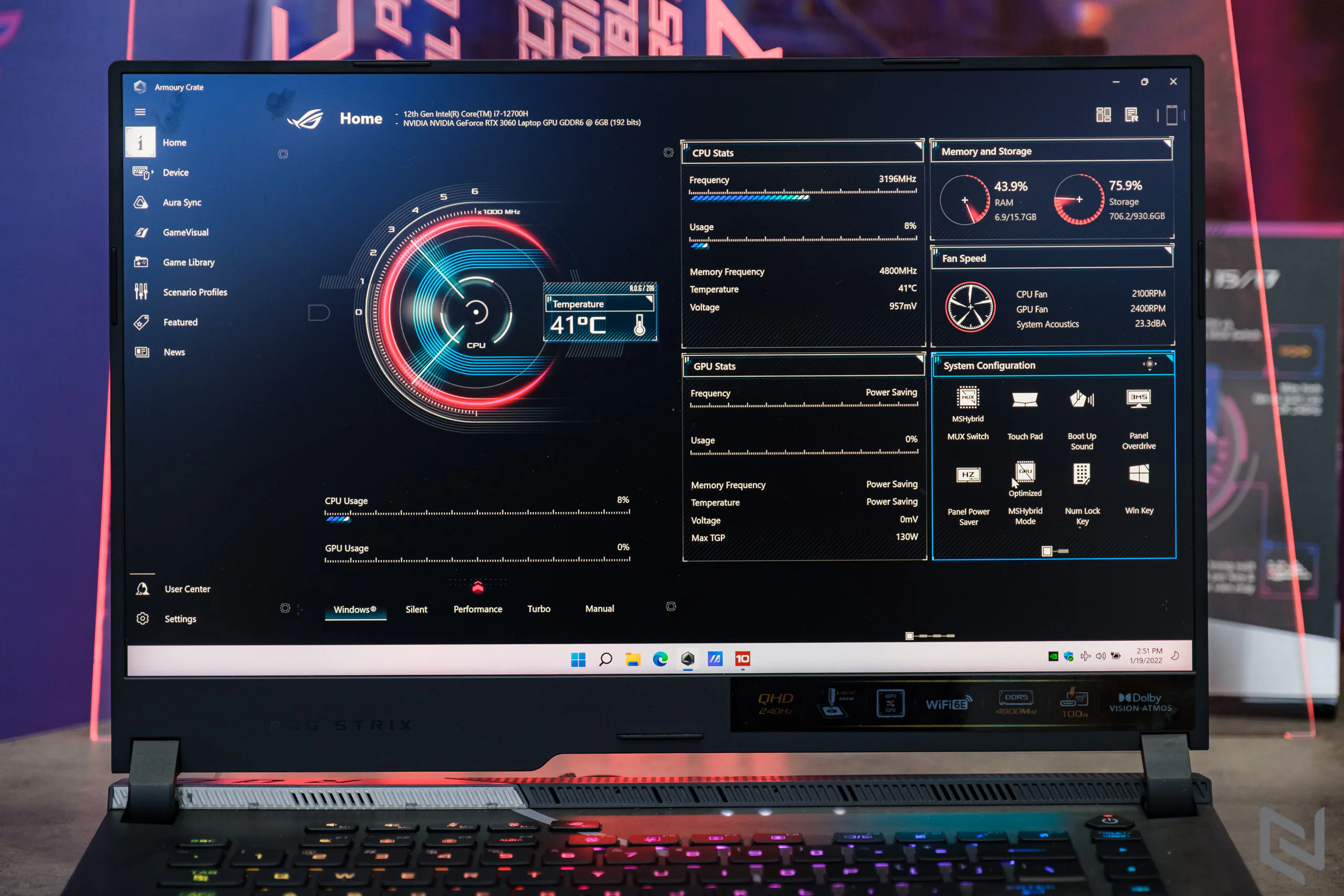 Trên tay laptop gaming ROG Strix Scar 15 2022 mới, Intel Core Gen 12 đầu tiên tại Việt Nam mạnh mẽ và ấn tượng