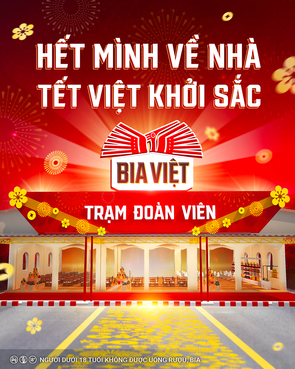 Bia Việt đồng hành cùng người Việt về nhà ăn tết với chiến dịch “Hết mình về nhà – Tết Việt khởi sắc”