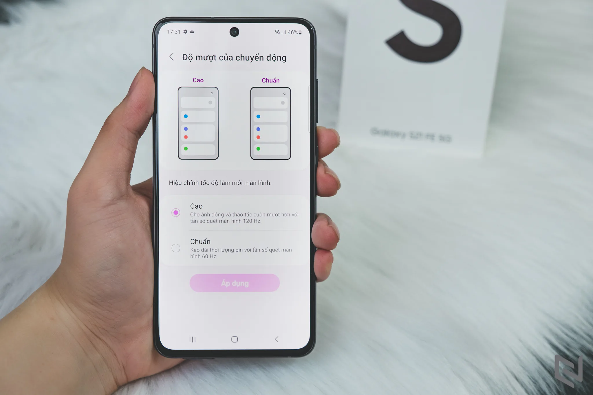 Mở hộp Samsung Galaxy S21 FE 5G: Smartphone dành cho fan với loạt tính năng cao cấp