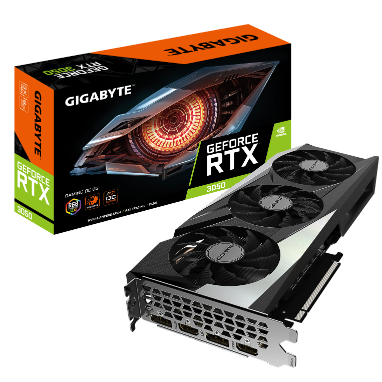 GIGABYTE ra mắt card đồ họa GeForce RTX 3050 8G