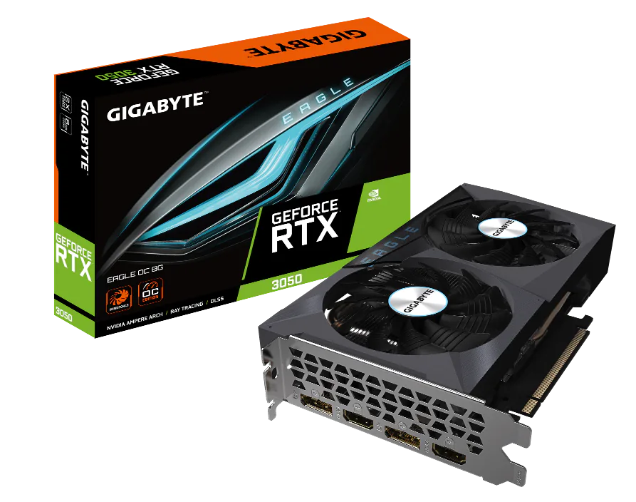 GIGABYTE ra mắt card đồ họa GeForce RTX 3050 8G