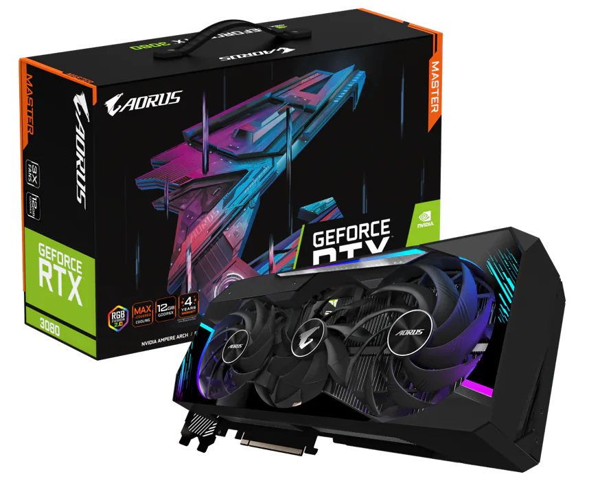 GIGABYTE trình làng card đồ họa GeForce RTX 3080 với 12GB VRAM