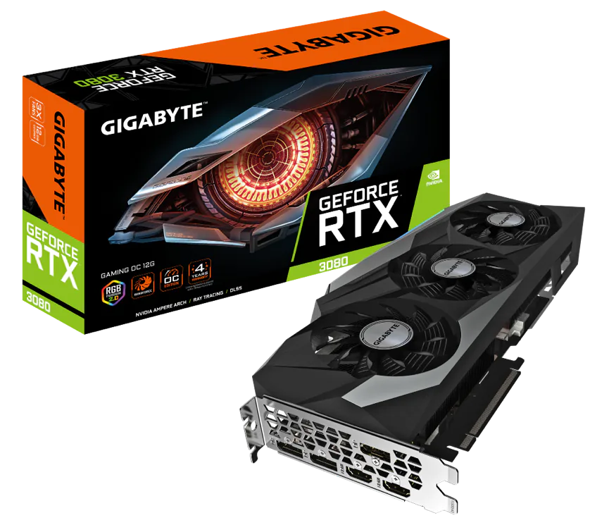 GIGABYTE trình làng card đồ họa GeForce RTX 3080 với 12GB VRAM