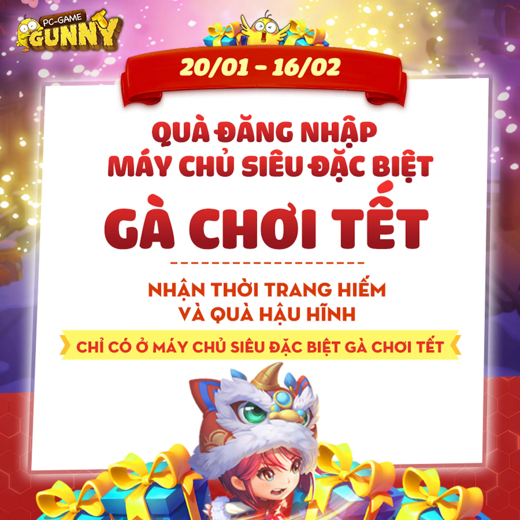 Gunny huyền thoại tưng bừng chuỗi sự kiện vào những ngày giáp Tết