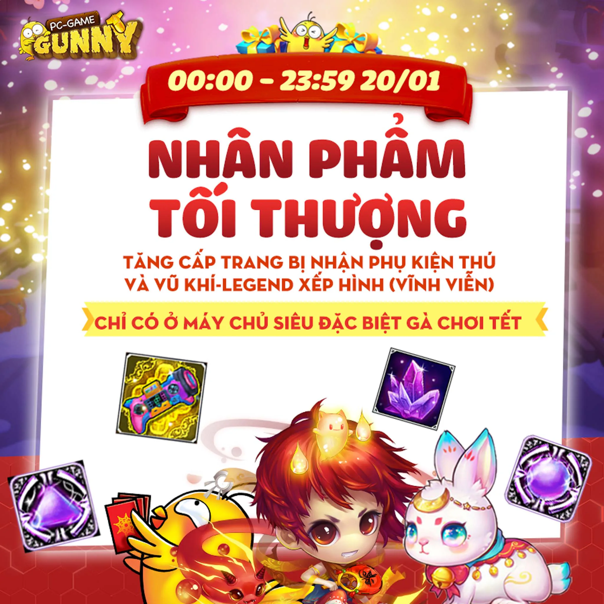 Gunny huyền thoại tưng bừng chuỗi sự kiện vào những ngày giáp Tết