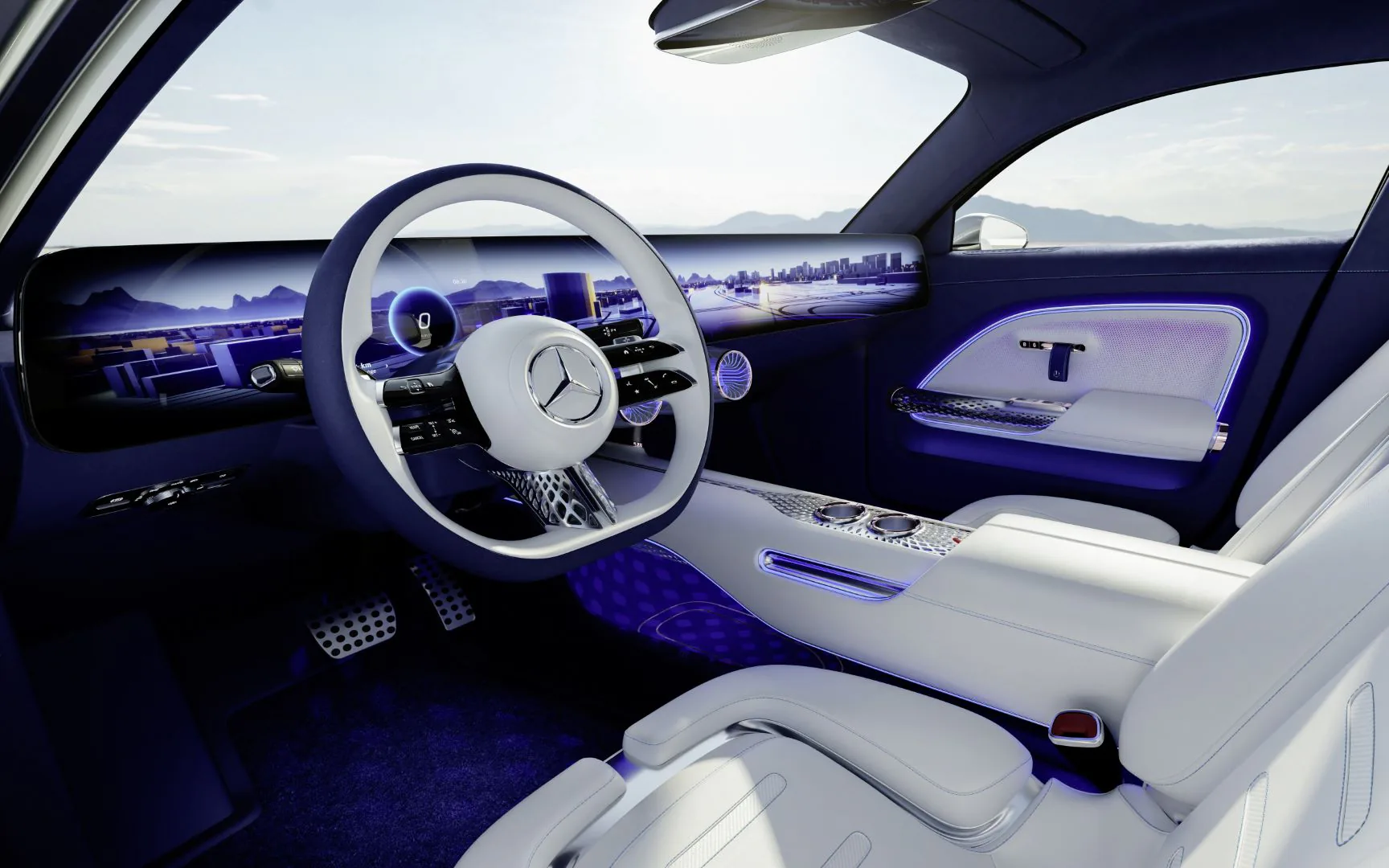 Mercedes-Benz trình làng concept Vision EQXX, mẫu xe tương lai với màn hình 8K 47.5-inch và phạm vi hoạt động lên đến 1,000 km