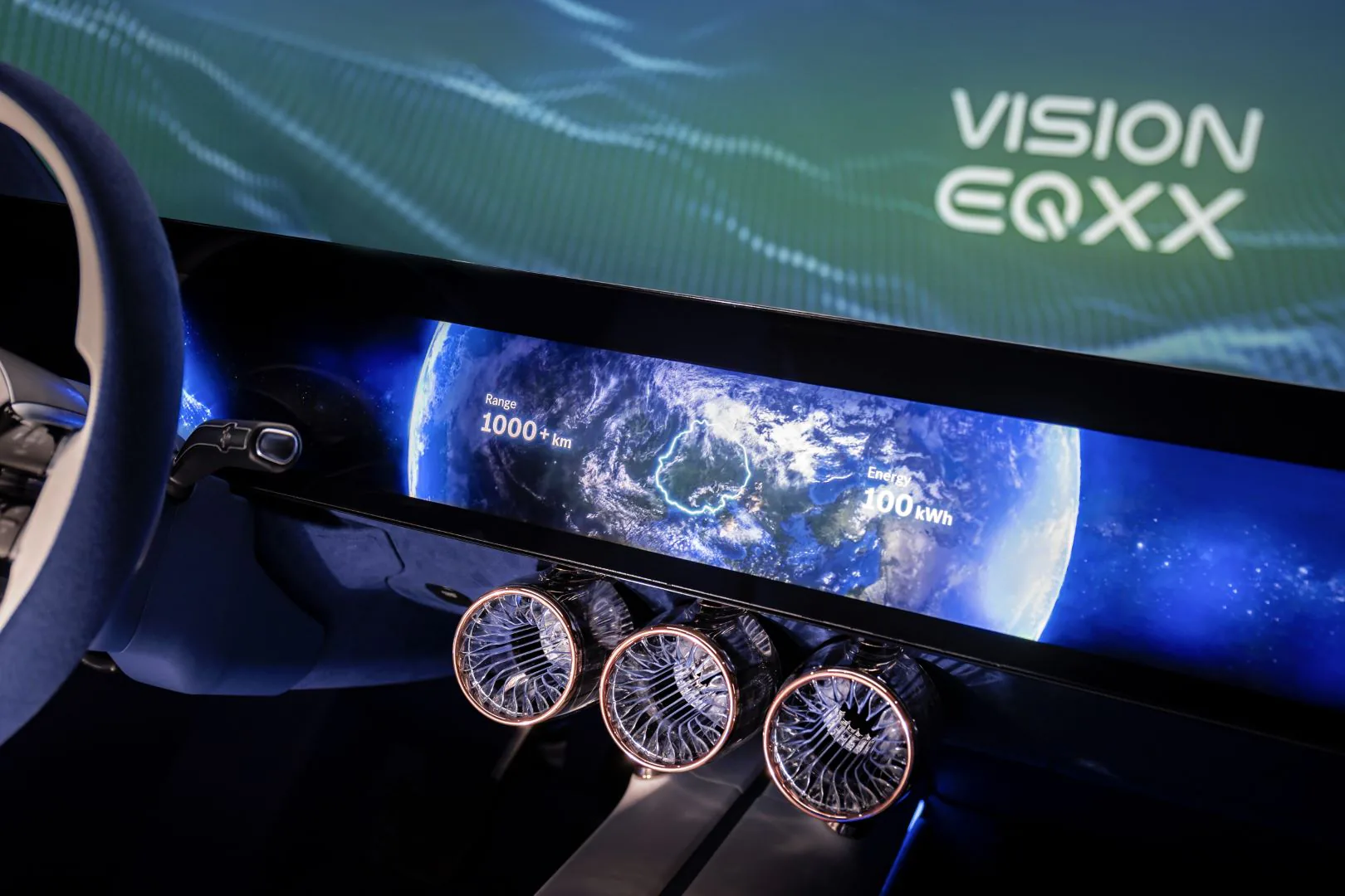 Mercedes-Benz trình làng concept Vision EQXX, mẫu xe tương lai với màn hình 8K 47.5-inch và phạm vi hoạt động lên đến 1,000 km