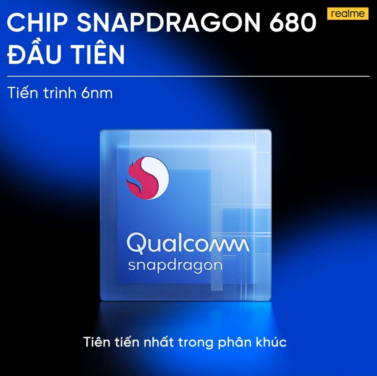realme 9i ấn tượng với con chip Snapdragon 680 tiến trình 6nm