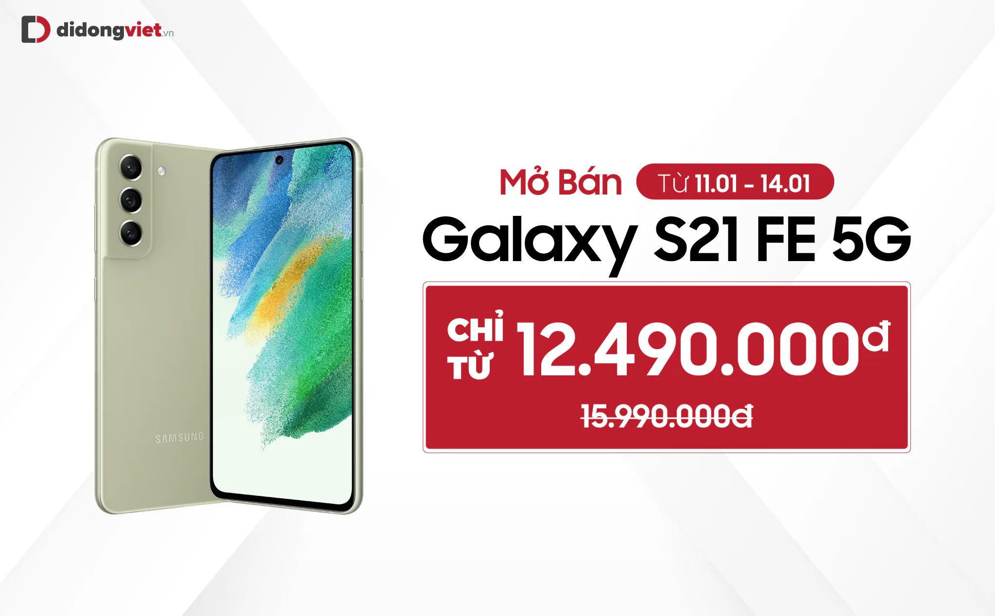 Samsung Galaxy S21 FE chính thức mở bán tại Việt Nam kèm bộ quà tặng lên đến 7 triệu đồng