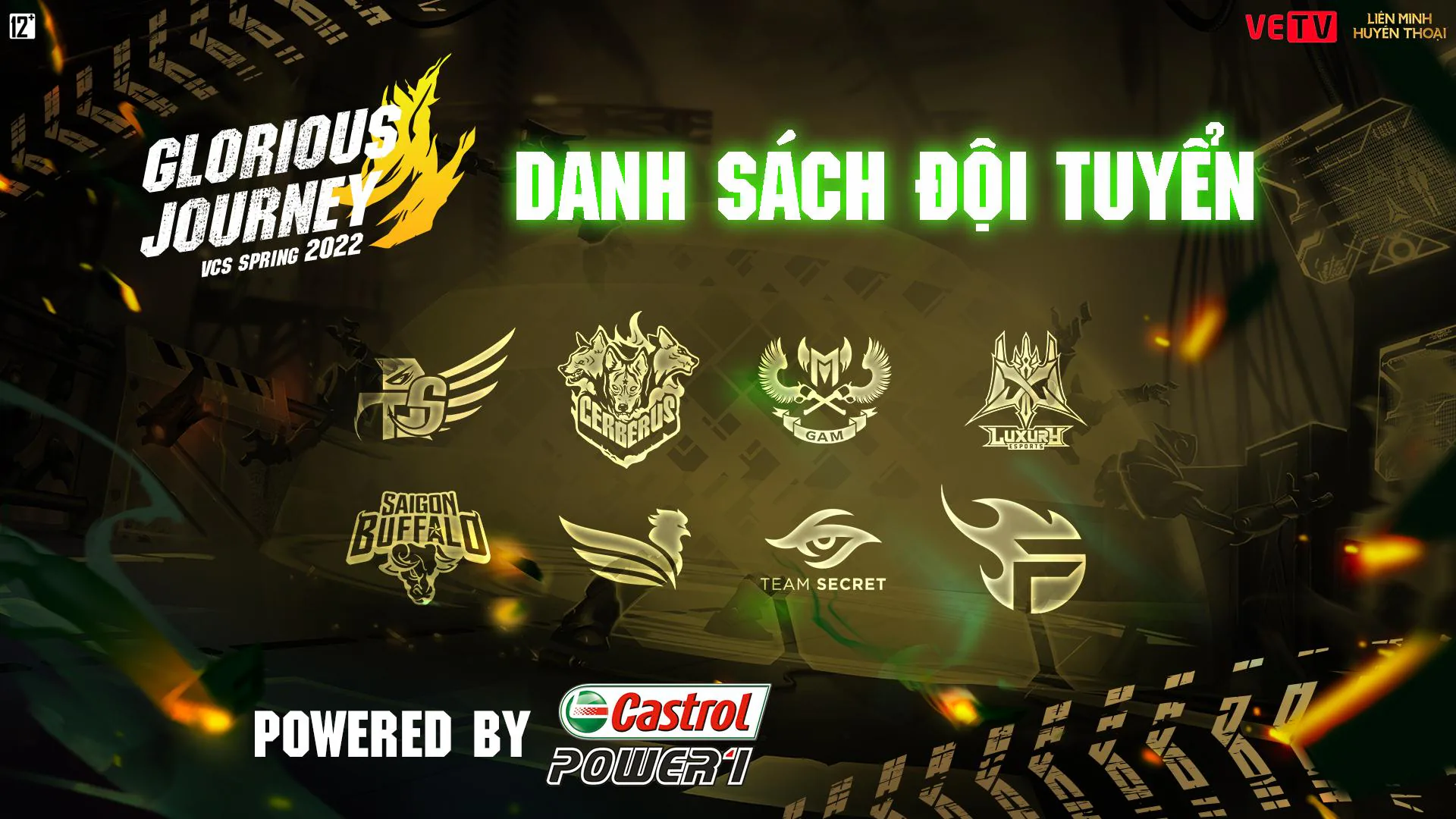 Giải đấu VCS Mùa Xuân 2022 chào đón Castrol POWER1 là nhà tài trợ chính