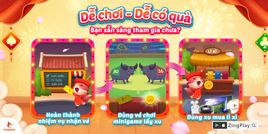 ZingPlay tung hàng loạt quà và code miễn phí xuyên Tết cho người chơi