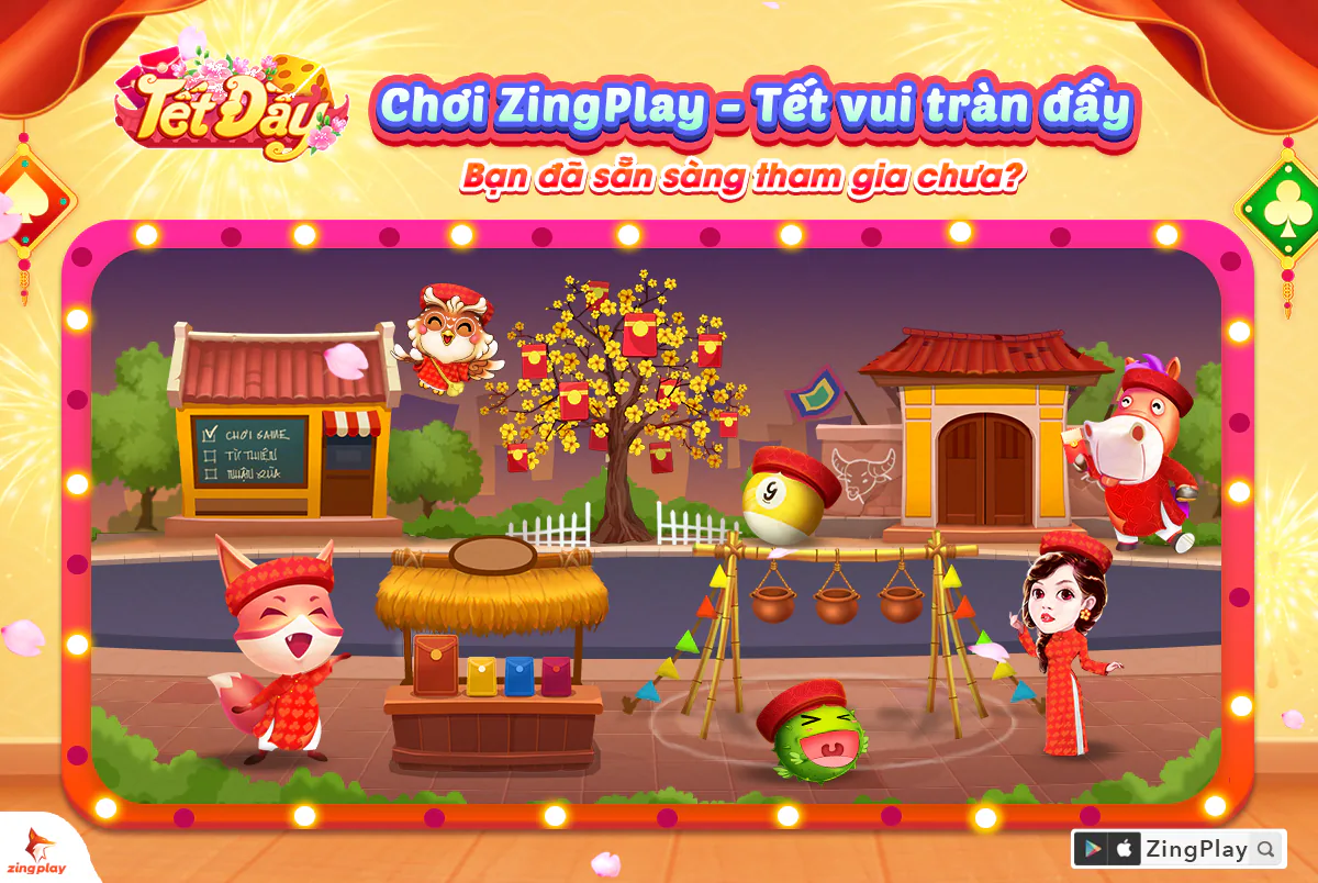 ZingPlay tung hàng loạt quà và code miễn phí xuyên Tết cho người chơi