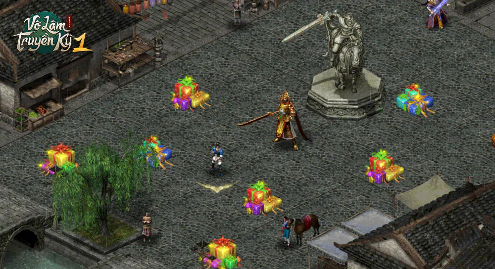 Võ Lâm Truyền Kỳ 1 tổ chức bắn pháo hoa online cho game thủ