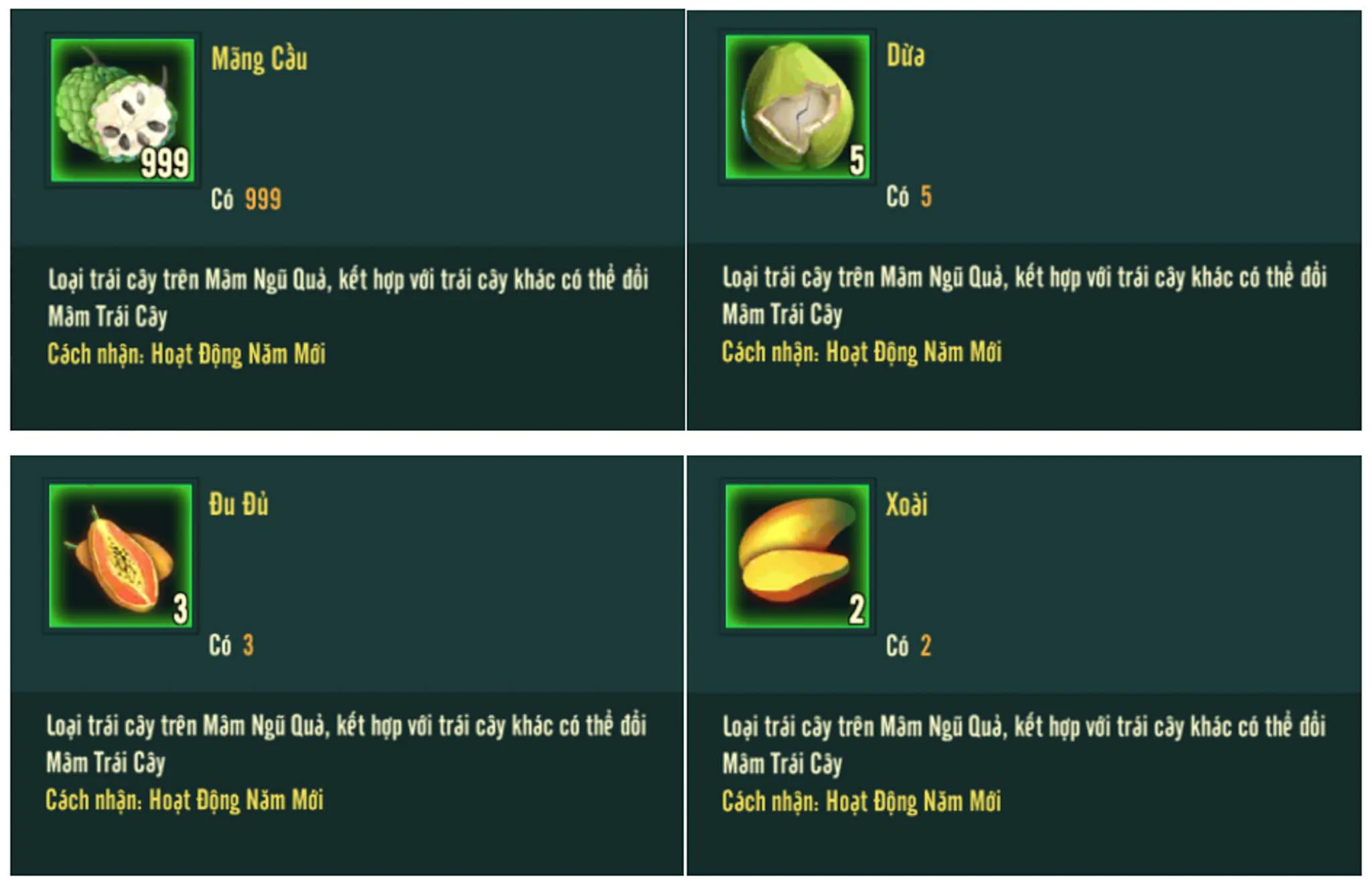 Sắm sửa Mâm Ngũ Quả, game thủ VLTK1M sẵn sàng đón Tết Nhâm Dần