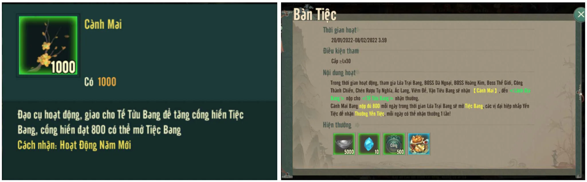 Sắm sửa Mâm Ngũ Quả, game thủ VLTK1M sẵn sàng đón Tết Nhâm Dần