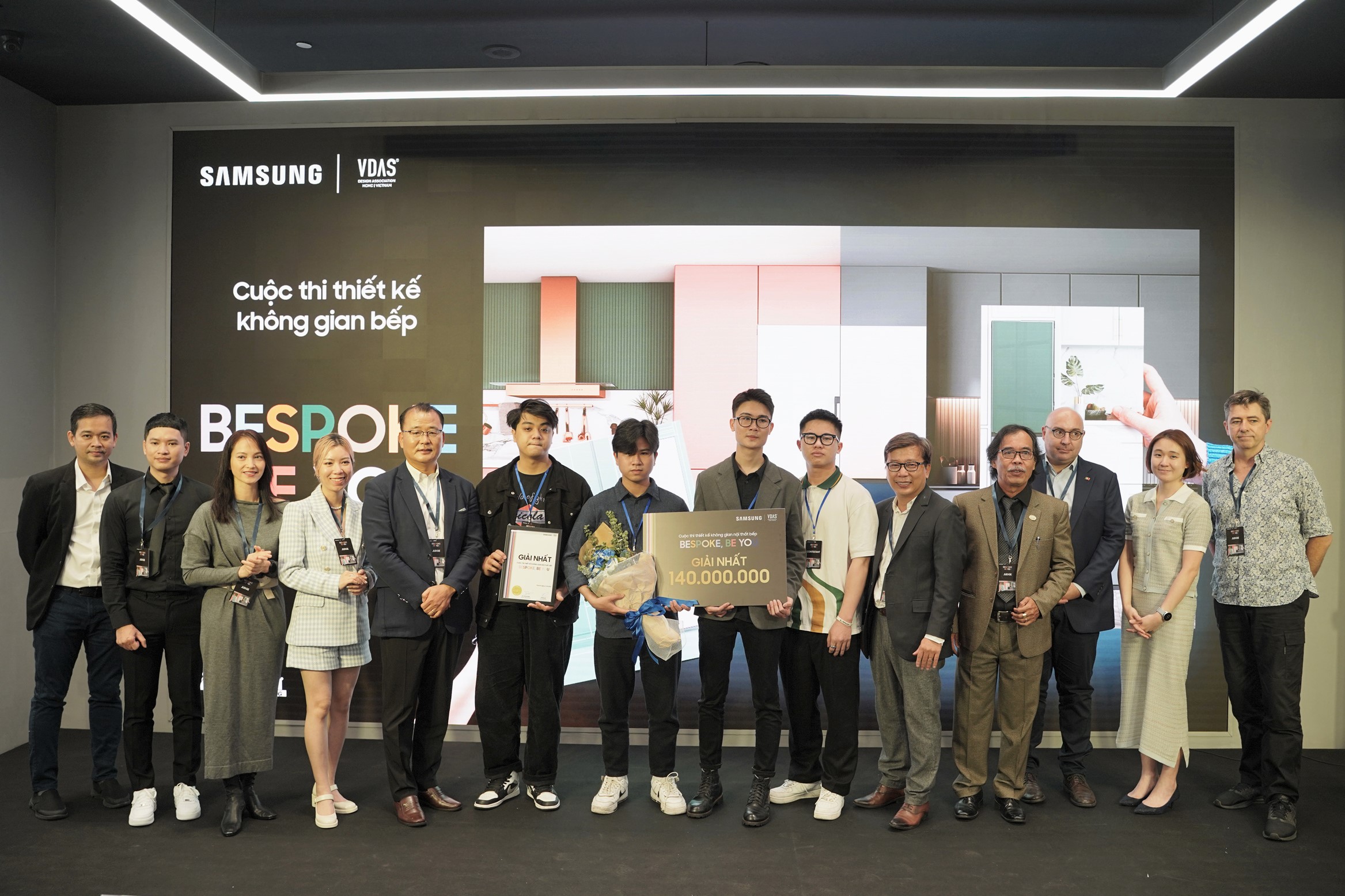 Samsung vinh danh người chiến thắng cuộc thi thiết kế không gian bếp “Bespoke, Be You”