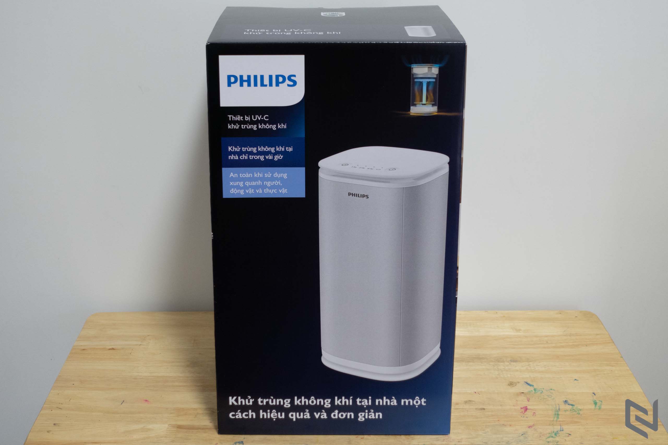 Mở hộp máy khử trùng không khí Philips UV-C: Nhỏ gọn, hoạt động đơn giản, hiệu quả tức thì