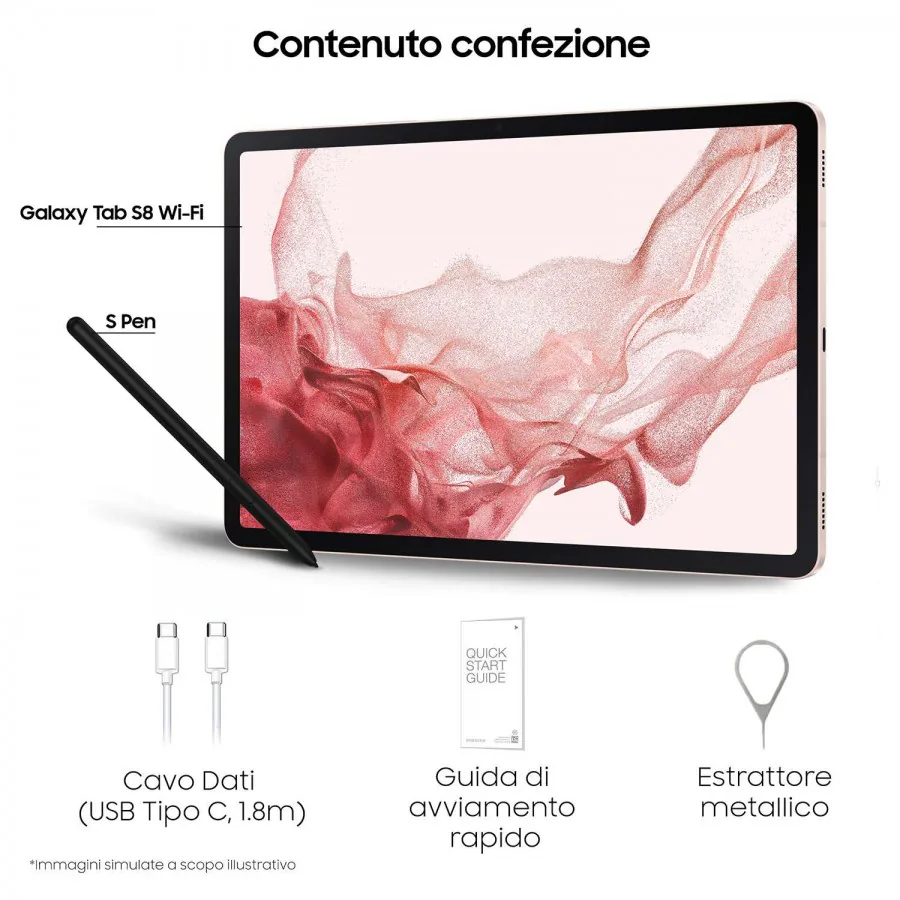 Lộ diện loạt ảnh quảng bá của Galaxy Tab S8 và xác nhận một số thông tin cấu hình máy