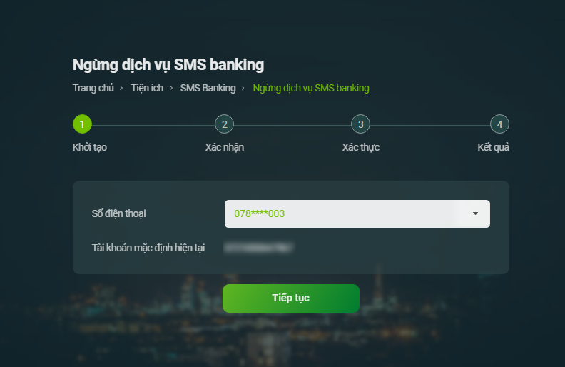 Cách huỷ dịch vụ SMS Banking Vietcombank ngưng gửi tin nhắn về máy