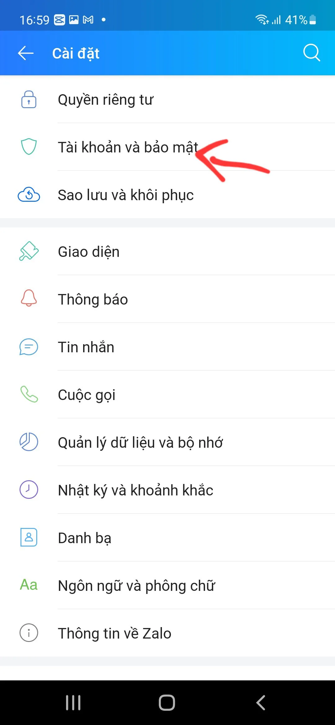 Hướng dẫn cách dùng vân tay hoặc Face ID để mở khoá ứng dụng Zalo