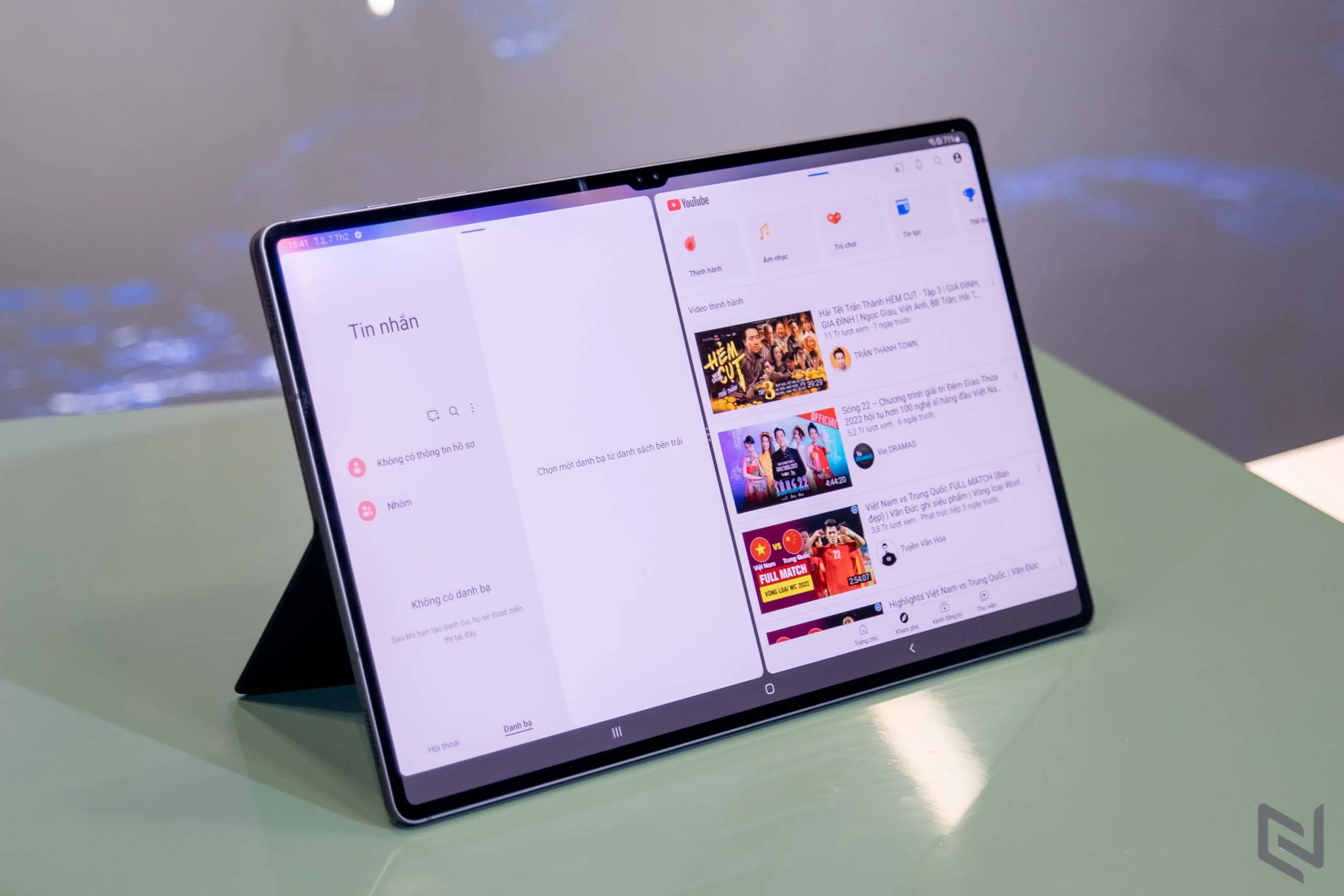 Cận cảnh Samsung Galaxy Tab S8 series vừa ra mắt: Thiết kế cao cấp, màn hình lớn, vi xử lý mạnh mẽ