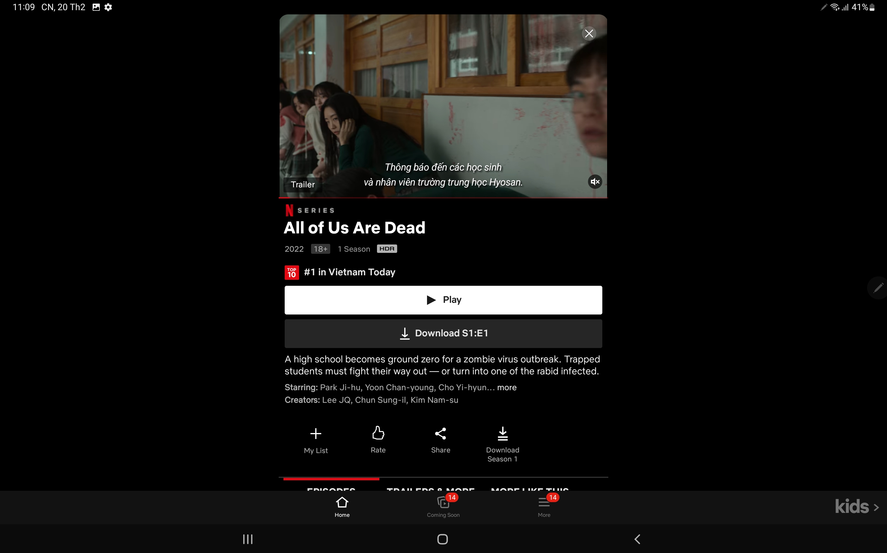 Hướng dẫn cách tải phim Netflix trên di động và máy tính