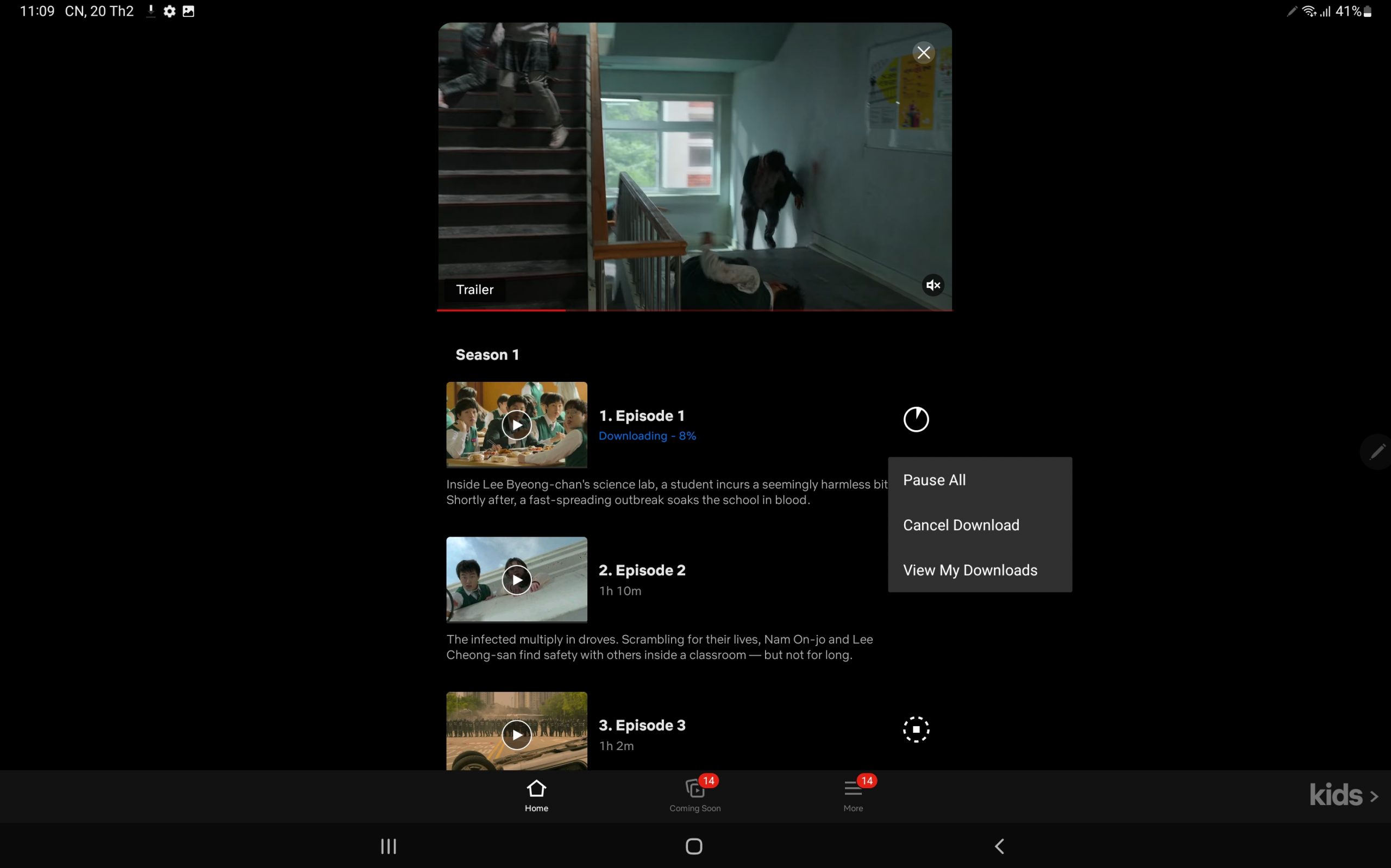 Hướng dẫn cách tải phim Netflix trên di động và máy tính