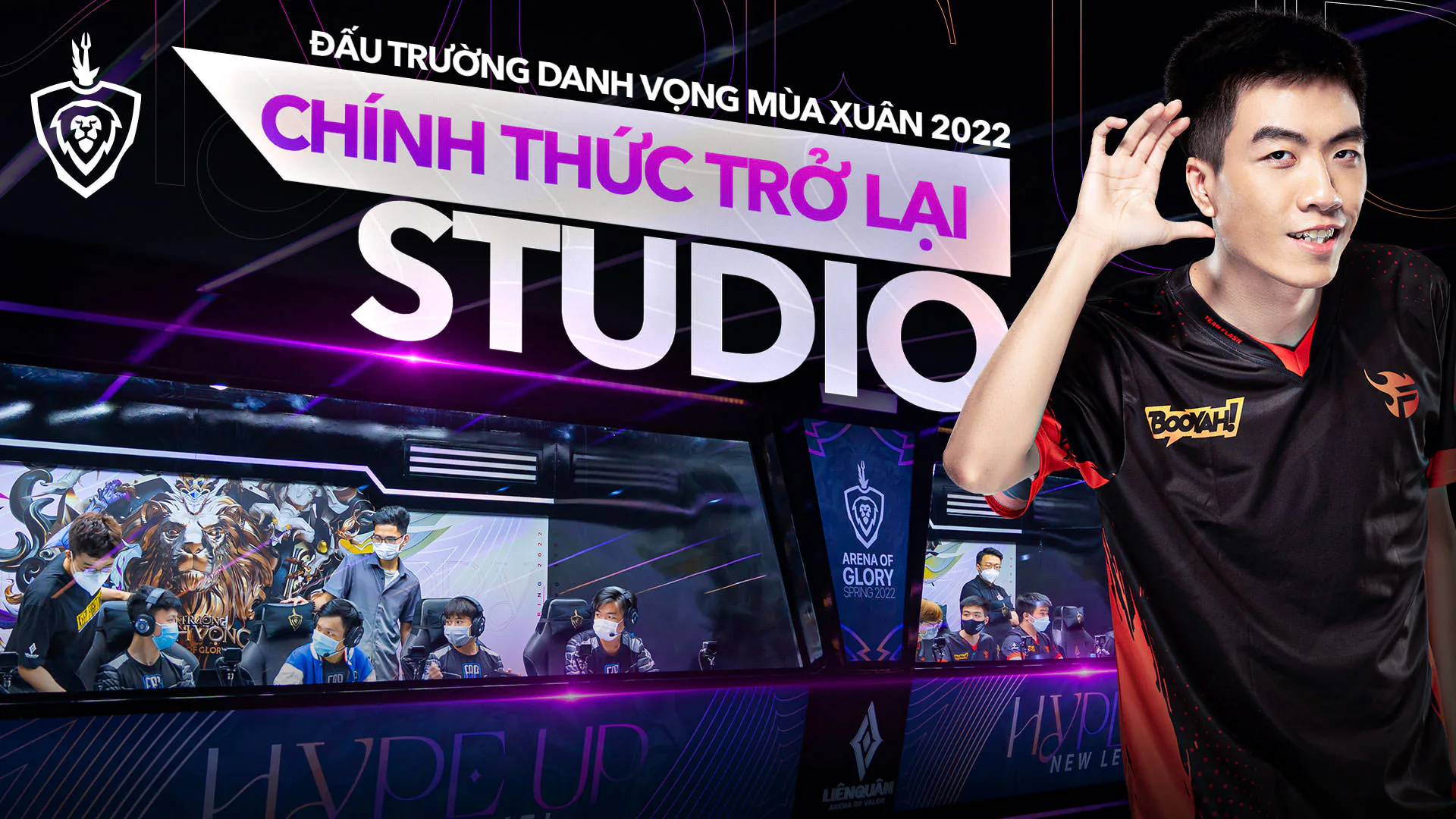 Khai mạc Đấu Trường Danh Vọng mùa Xuân 2022 đạt top 3 thịnh hành Youtube, Team Flash và Saigon Phantom "thị uy" sức mạnh ngay trận đầu tiên